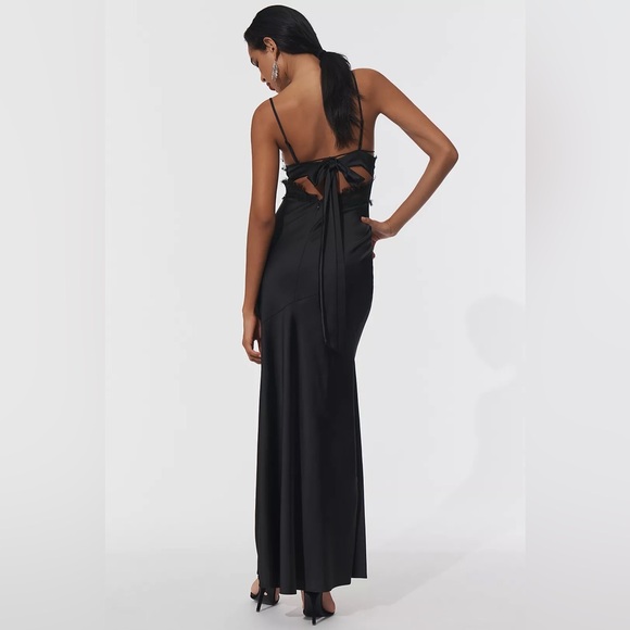 For Love and Lemons Val Black Maxi Dress NWOT - Picture 15 of 16